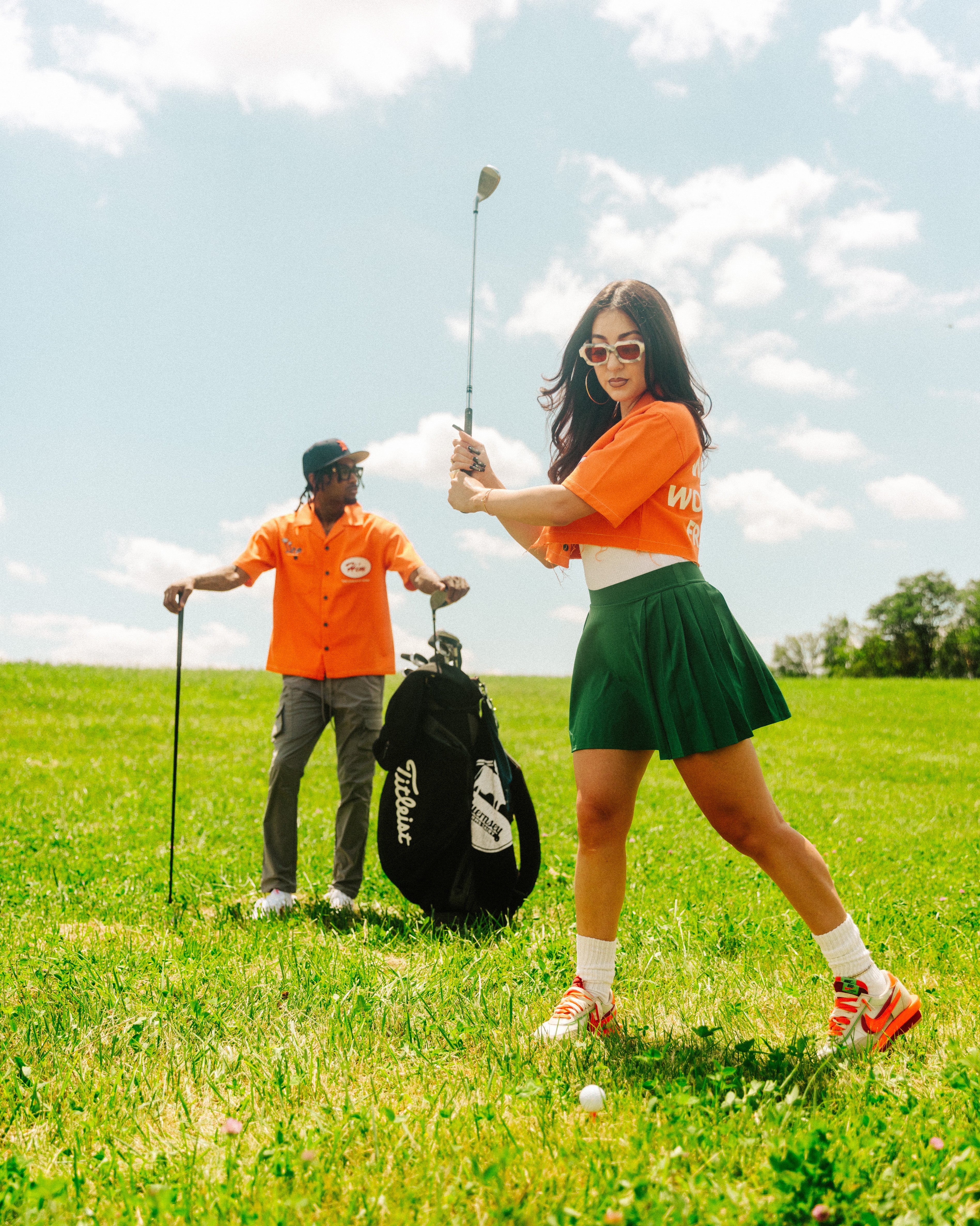 GONE GOLFING "Hér" WORKSHIRT ( CROPPED )