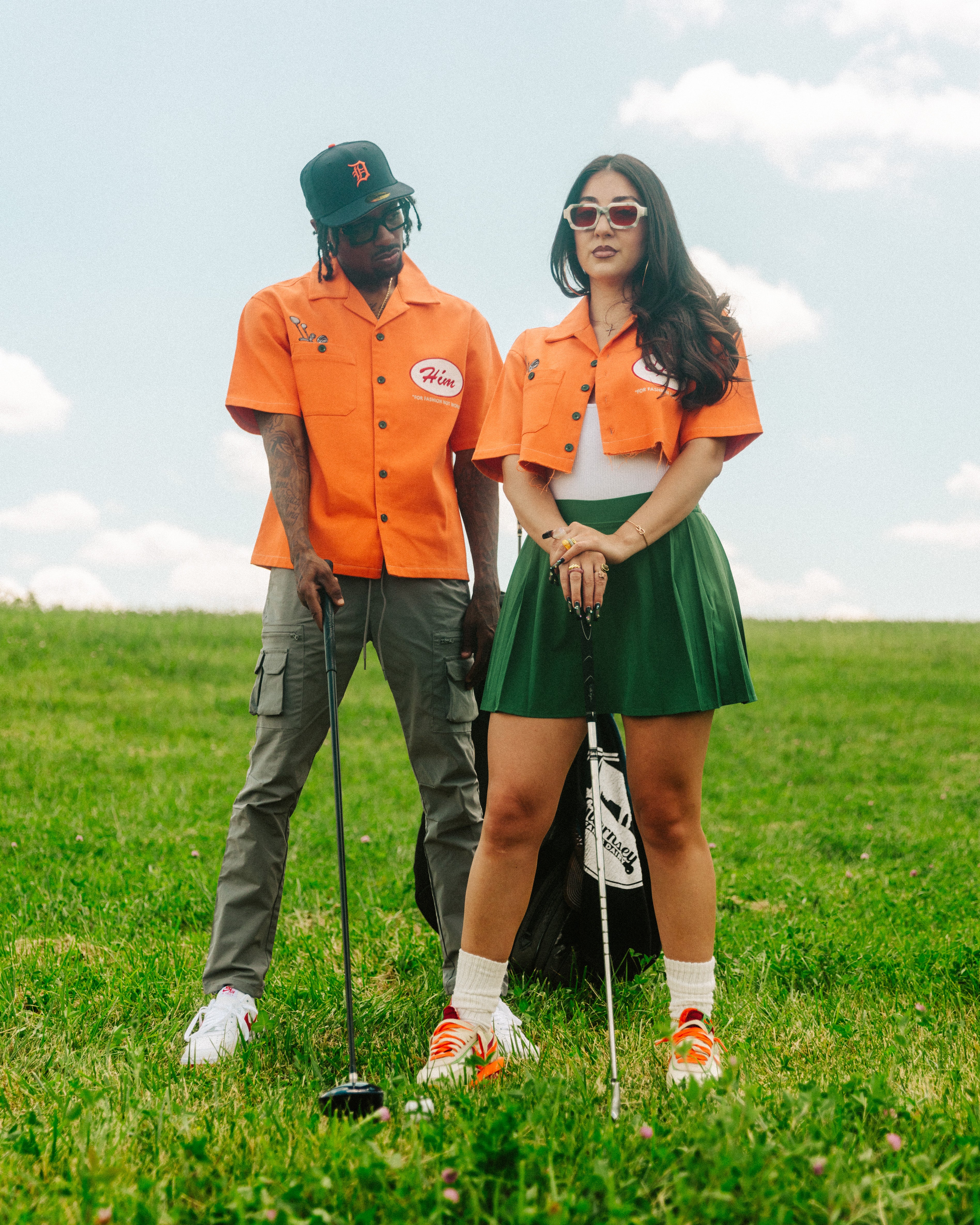 GONE GOLFING "Hér" WORKSHIRT ( CROPPED )