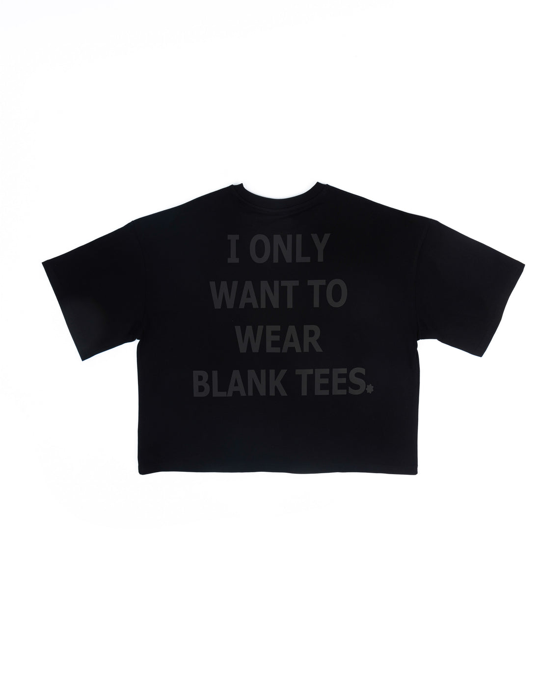 AIN'T SO BLANK TEE ( BLACK )