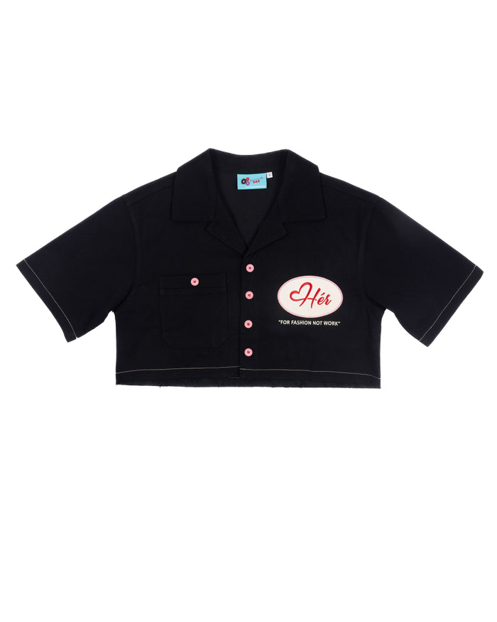 BLACK SHEEP "Hér" WORKSHIRT ( CROPPED )