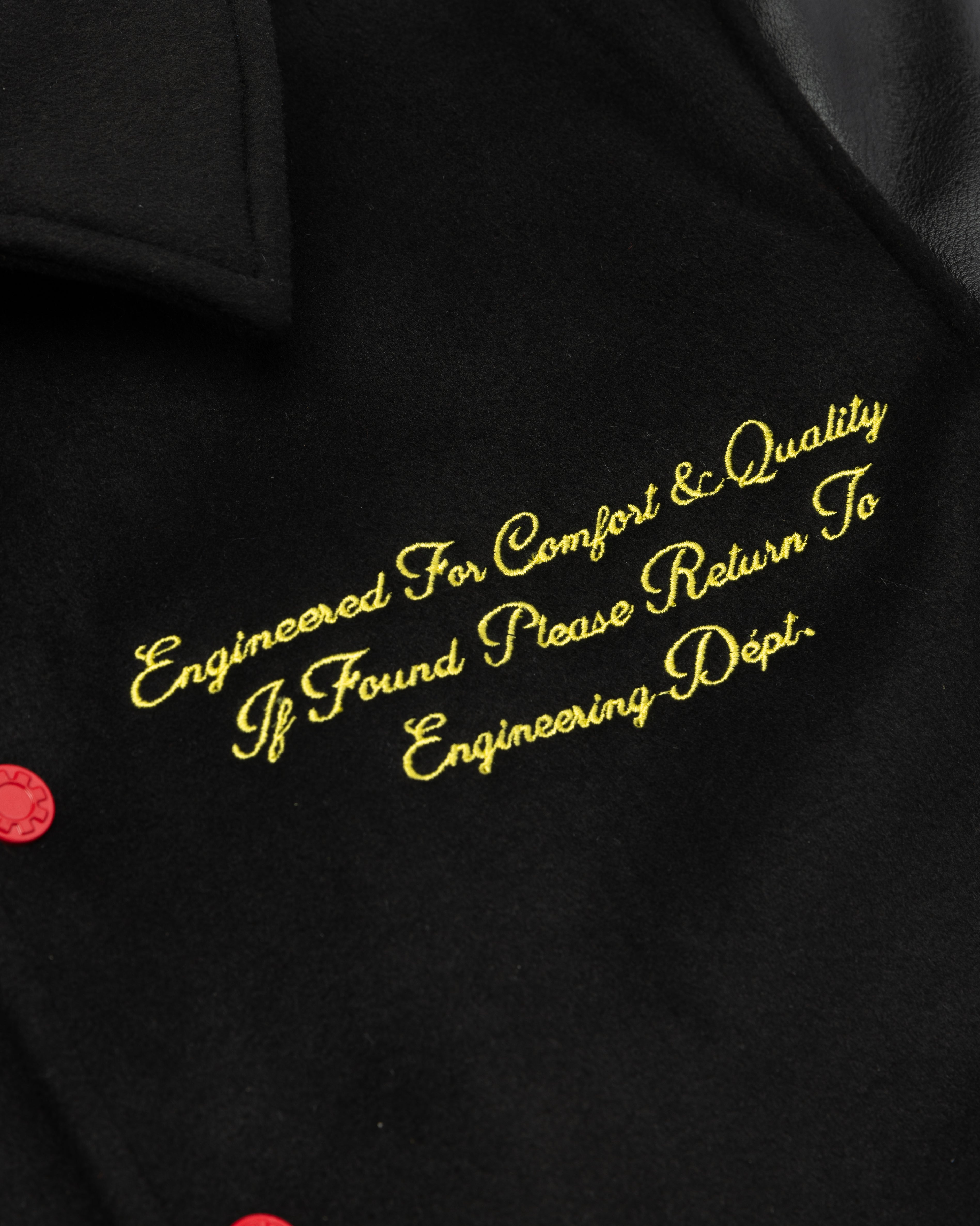 VARSITY JACKET ( BLACK )