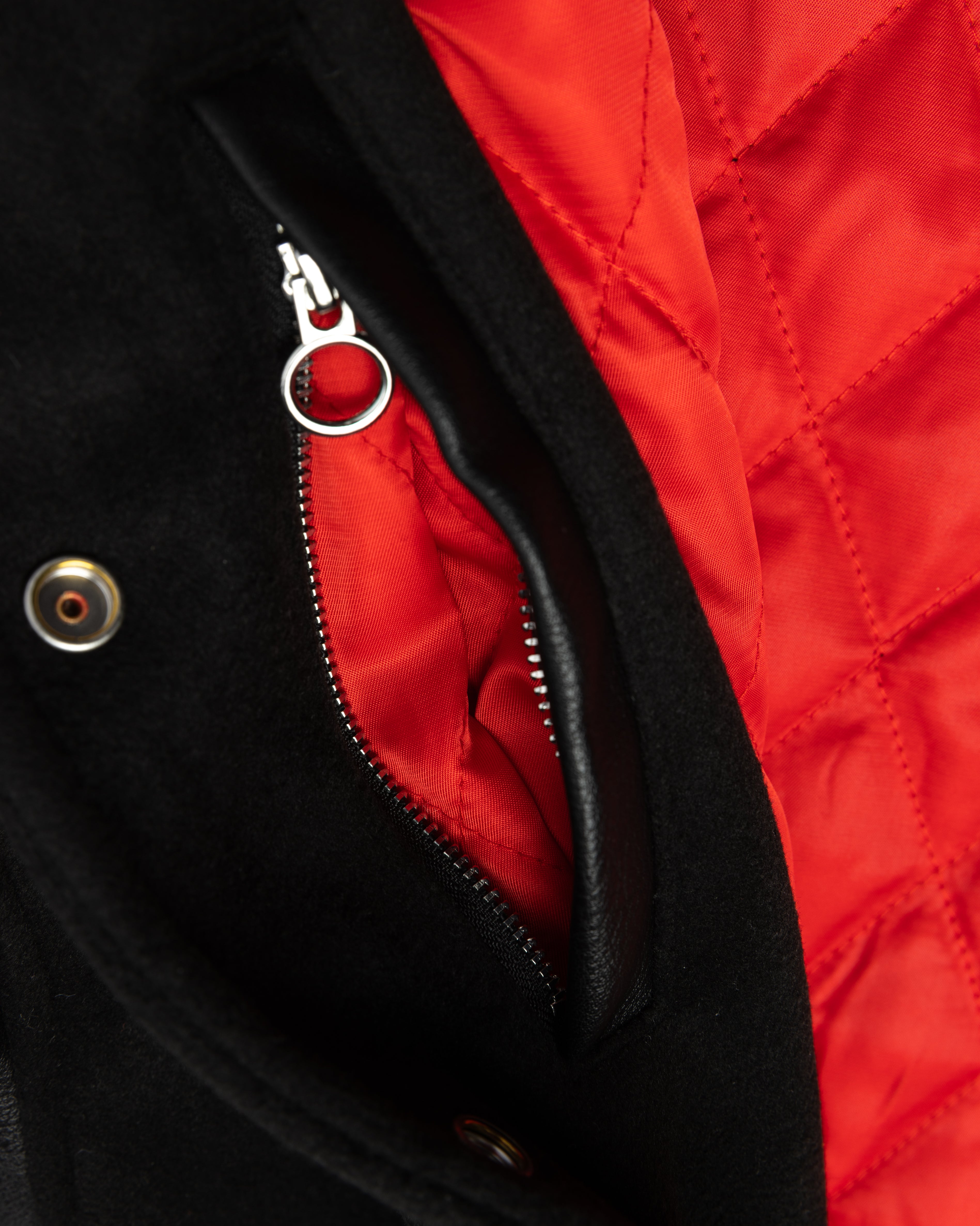 VARSITY JACKET ( BLACK )