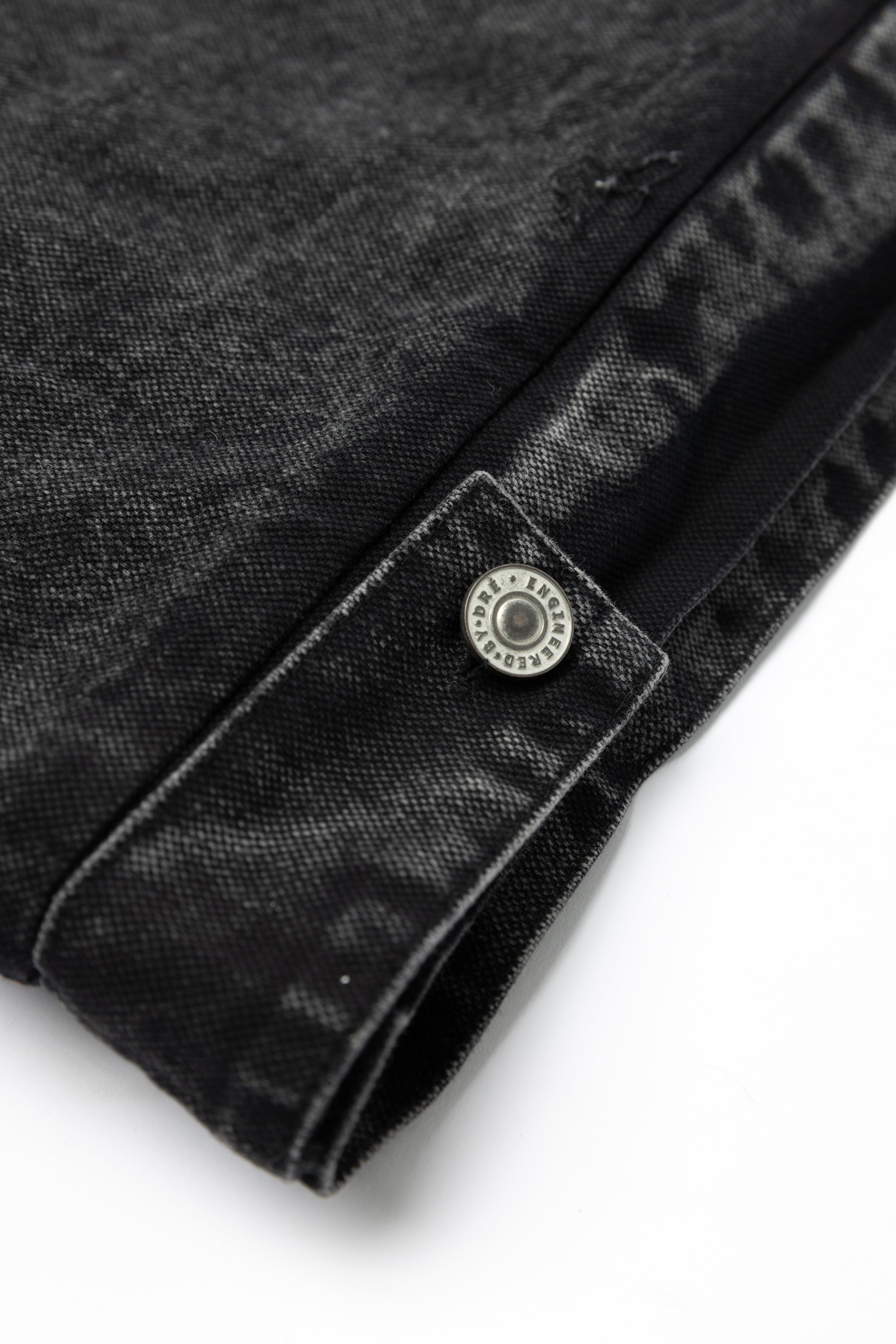 Acid Wash Work Jacket