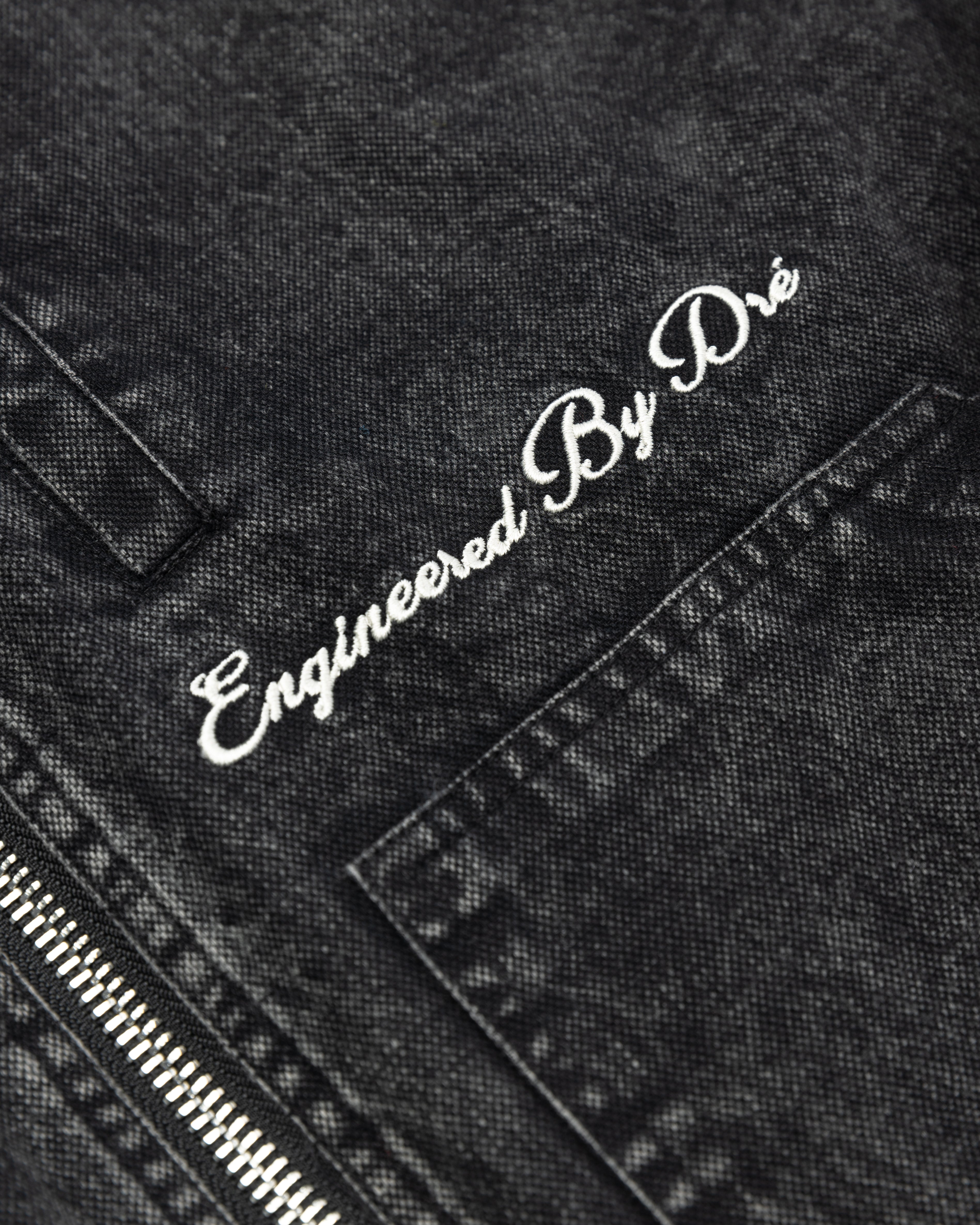 Acid Wash Work Jacket