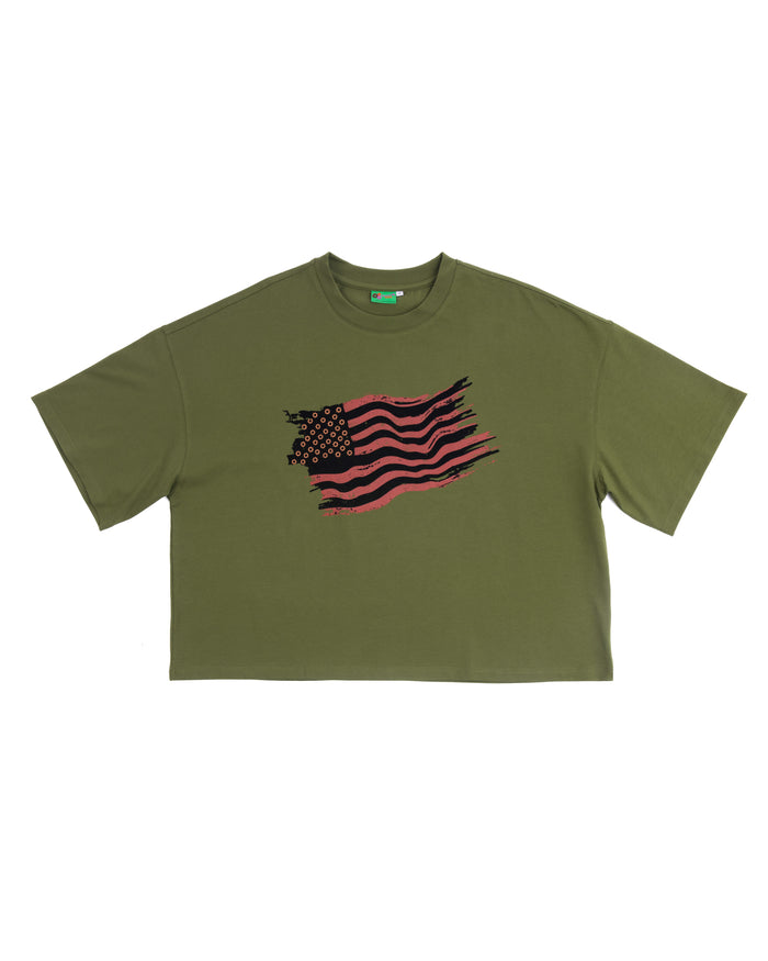 Stop Acting Tee ( OLIVE )