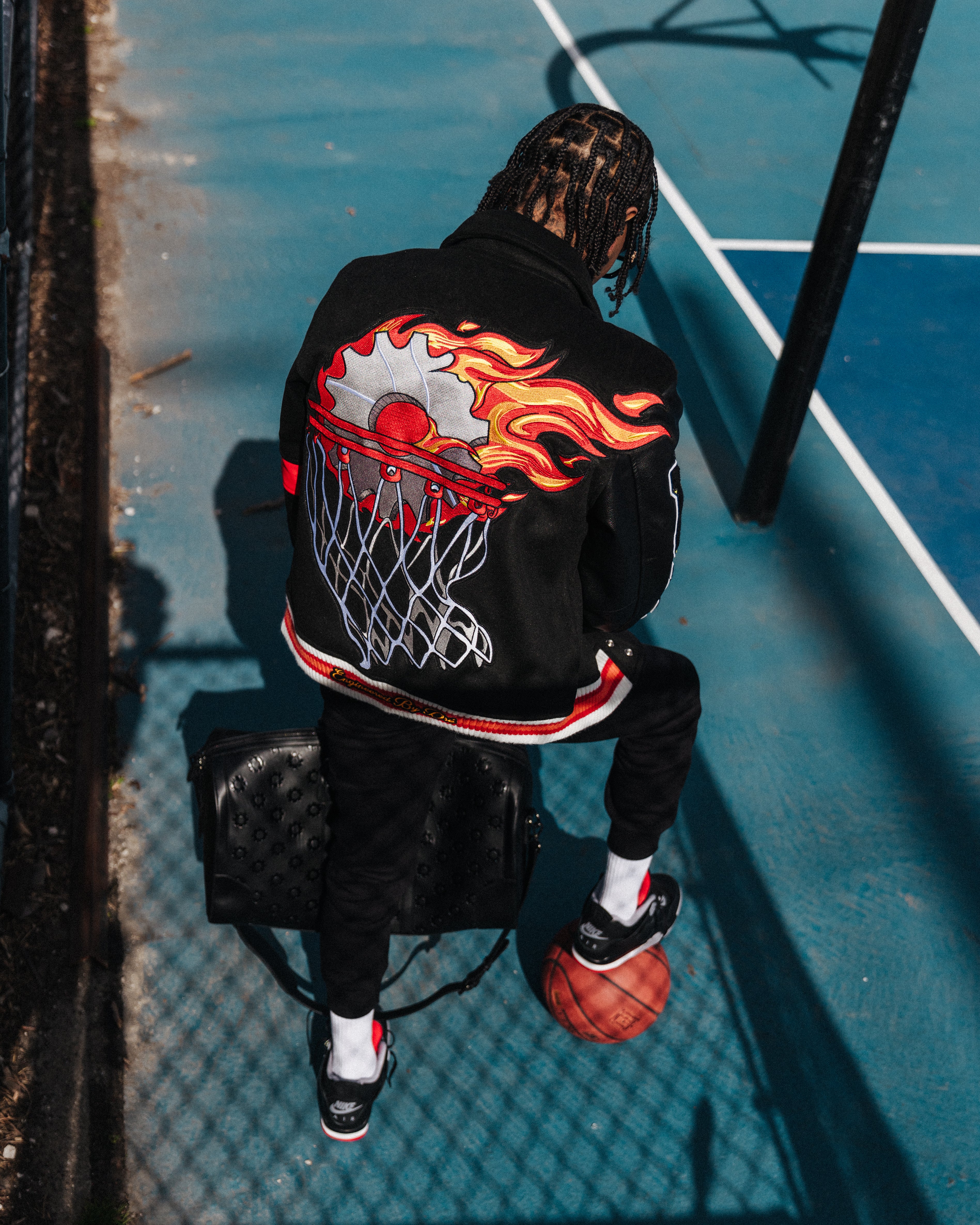 VARSITY JACKET ( BLACK )