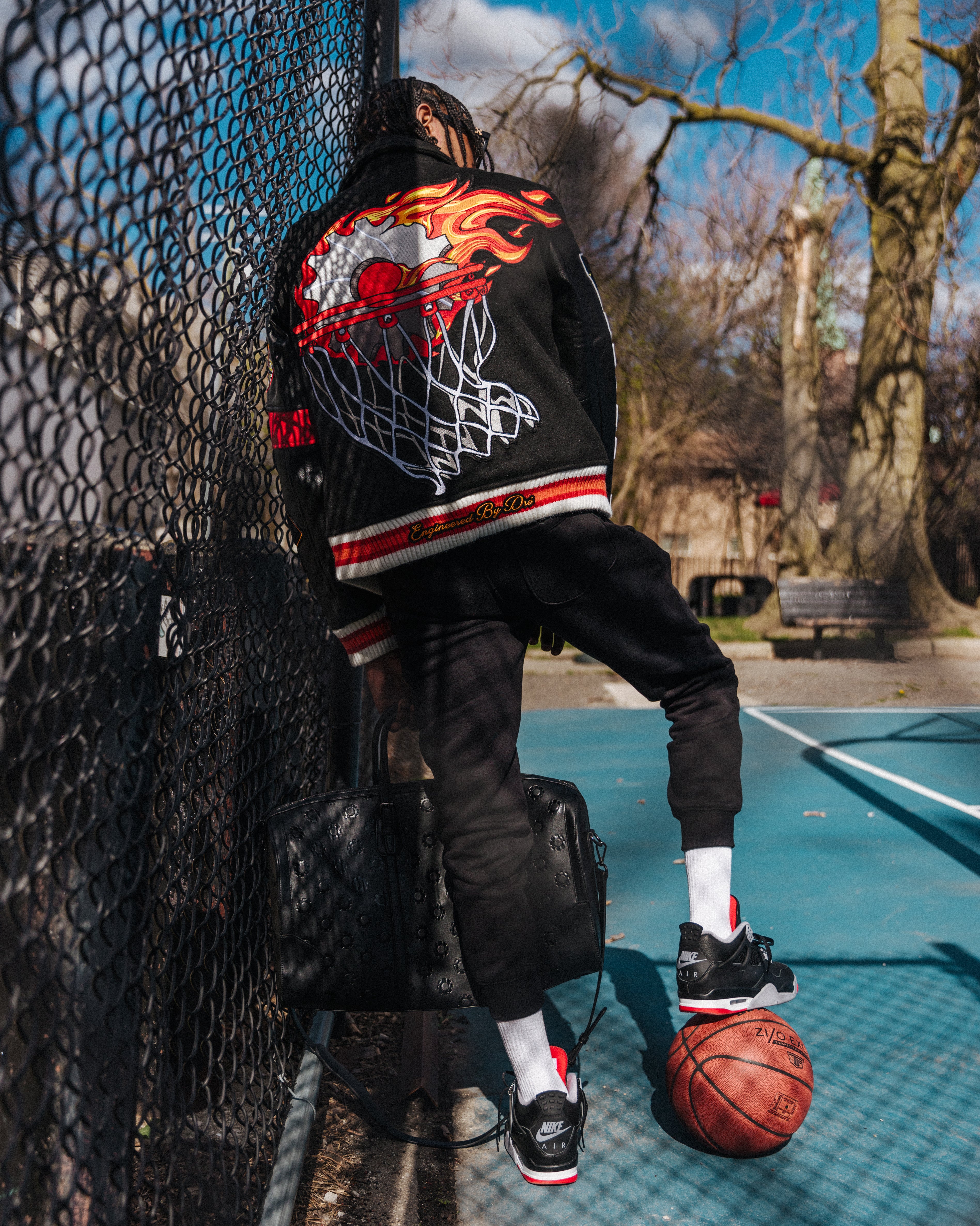 VARSITY JACKET ( BLACK )