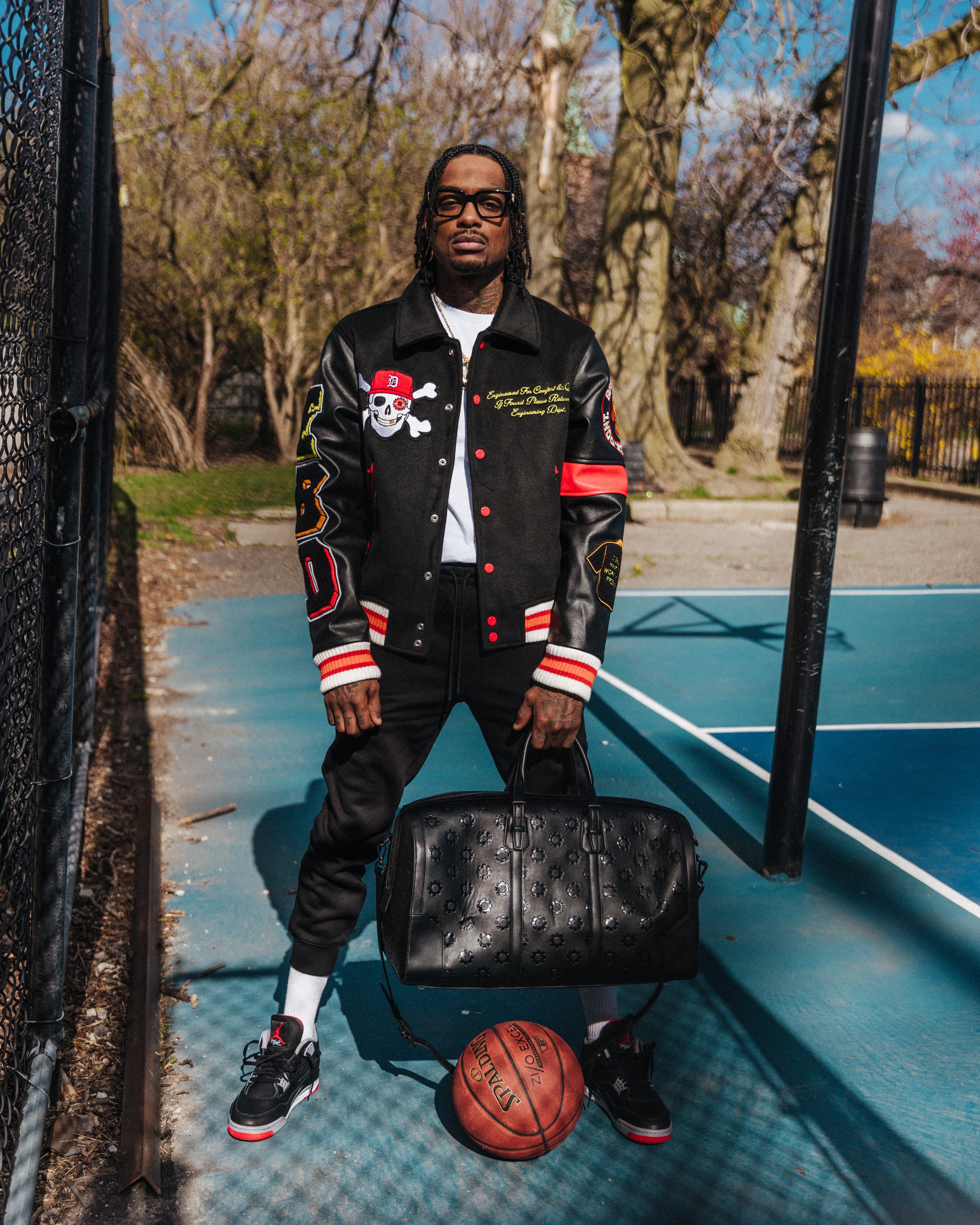 VARSITY JACKET ( BLACK )