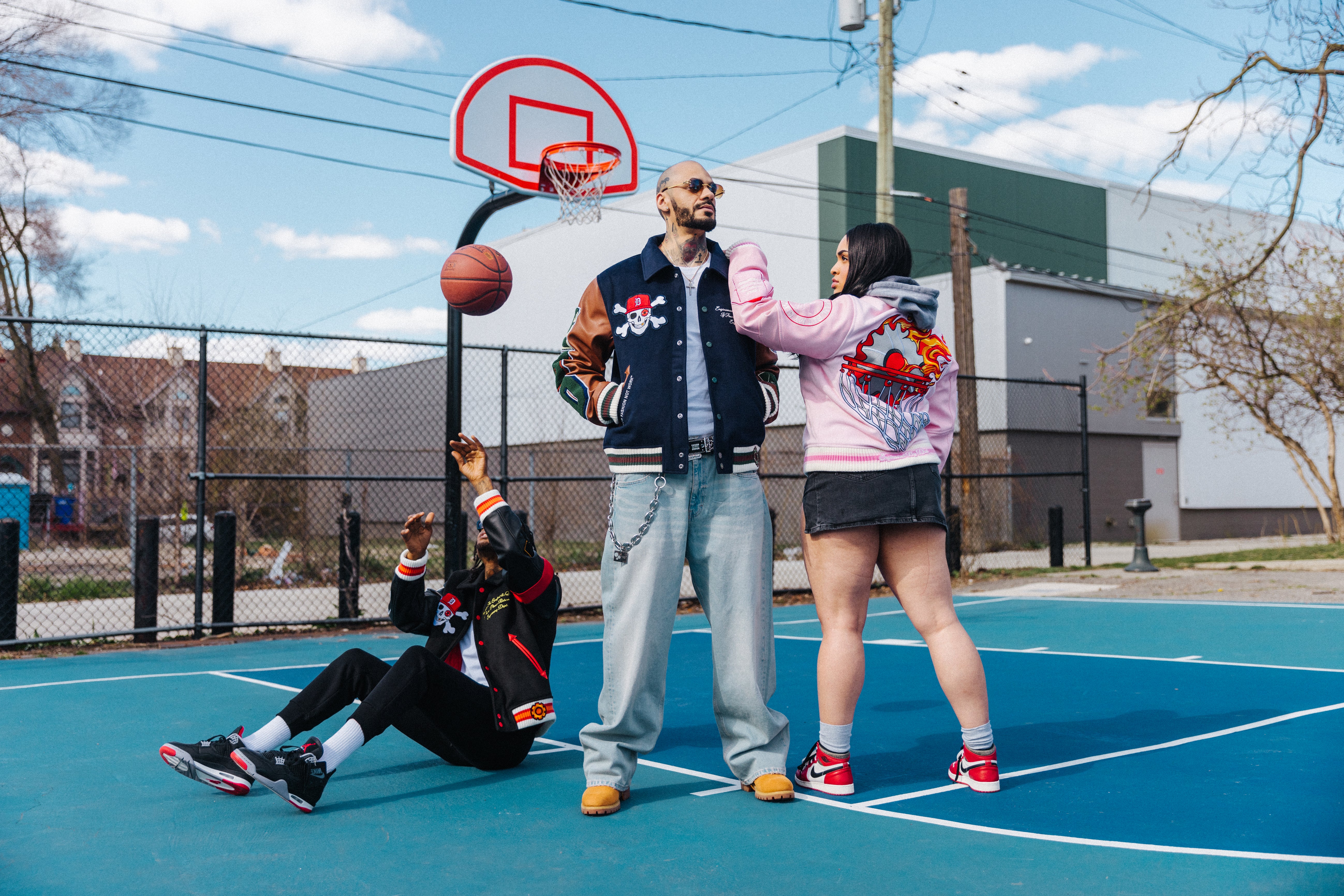VARSITY JACKET ( NAVY )