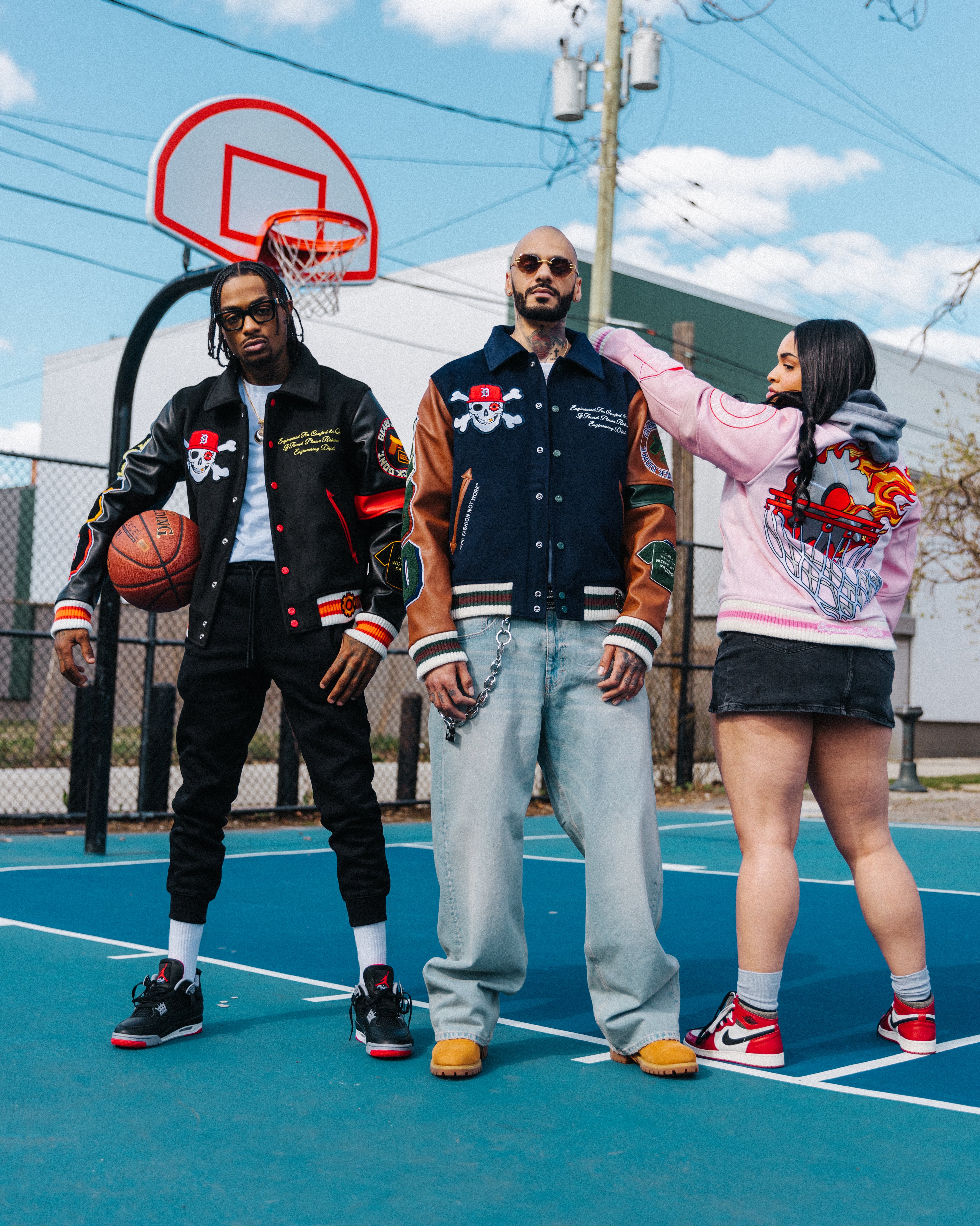 VARSITY JACKET ( BLACK )