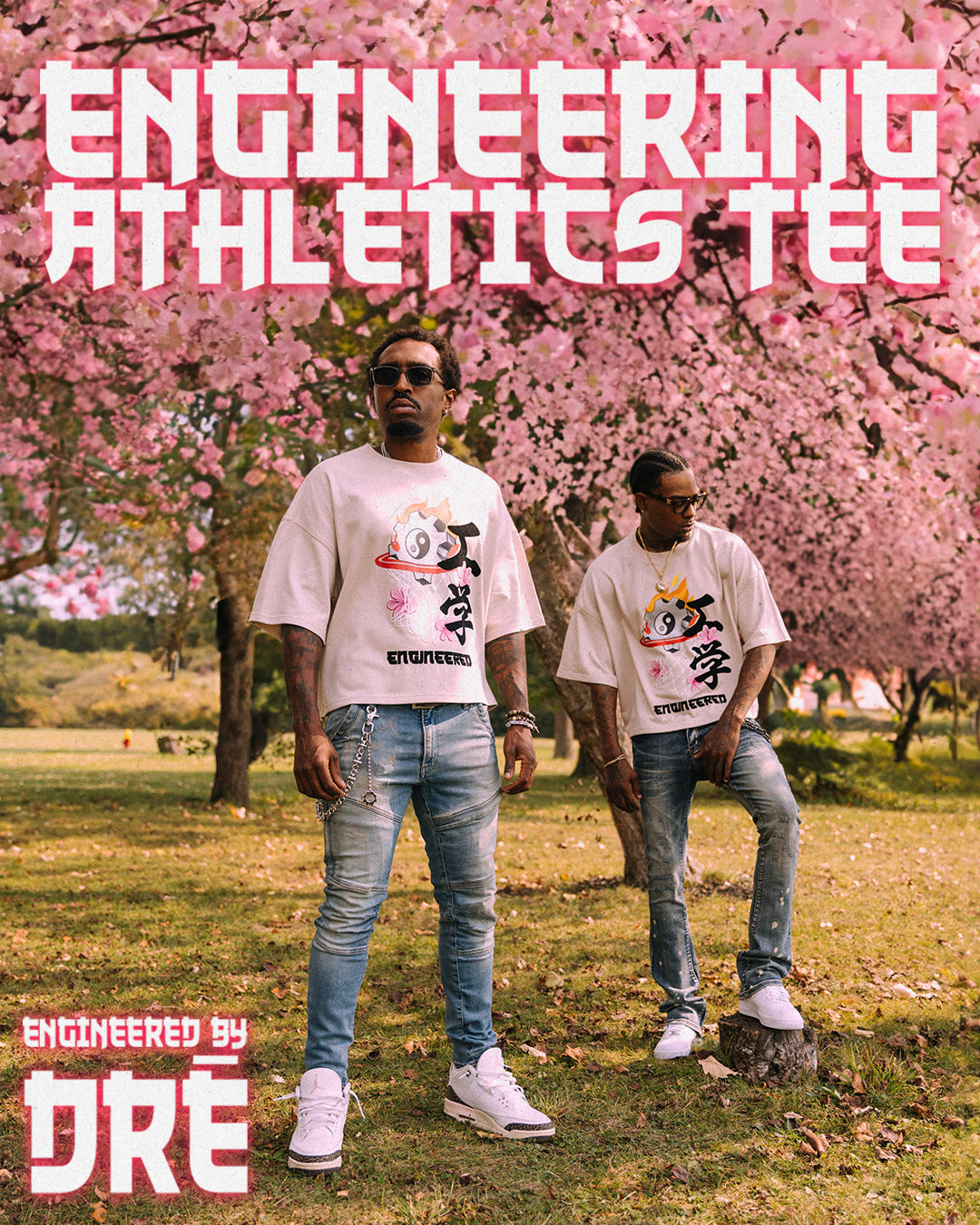 Engineering Athletics Tee ( BEIGE )