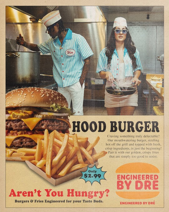 HOOD BURGER "Hím" WORKSHIRT