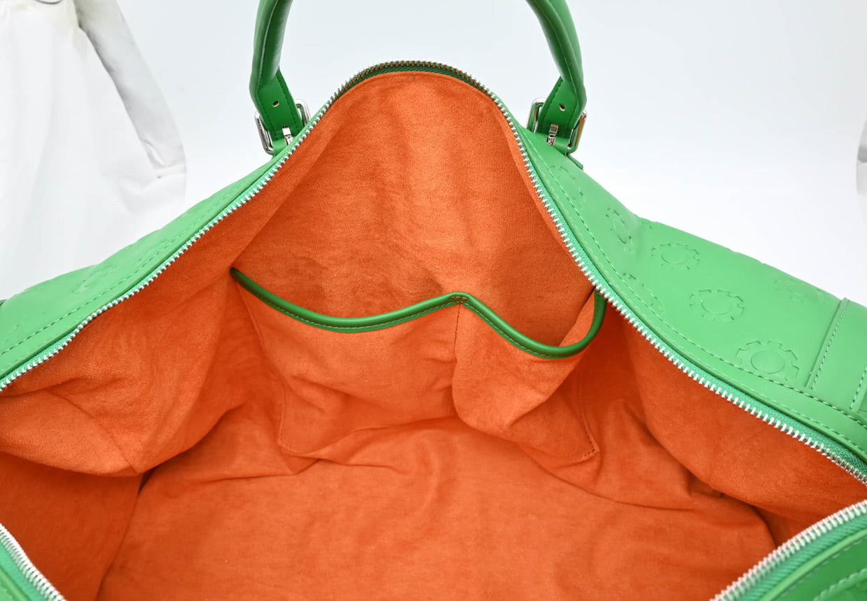 "Travel Gear" Duffle Bag (BOTTEGA GREEN)