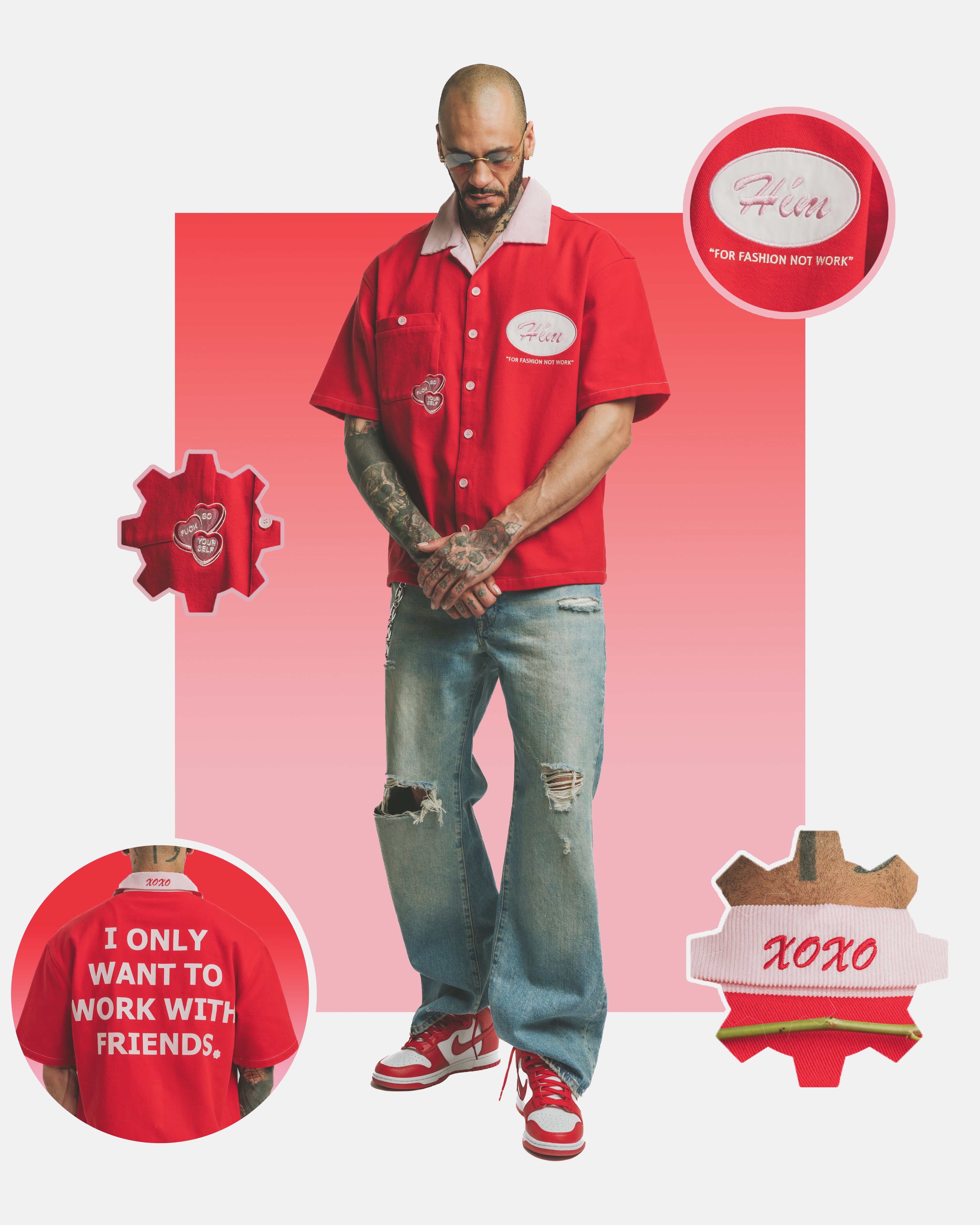 V-DAY "Hím" WORKSHIRT