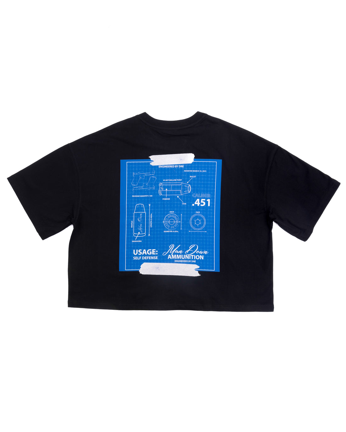 Mandown Tee ( BLACK )