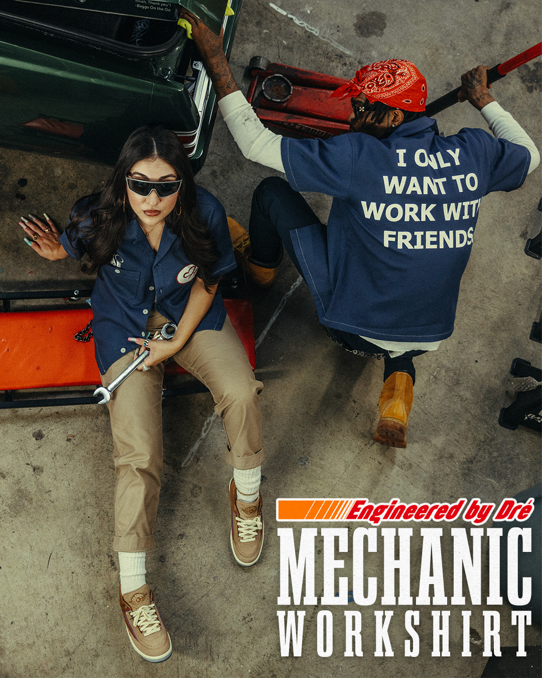 REAL MECHANIC "Hér" WORKSHIRT ( FULL )