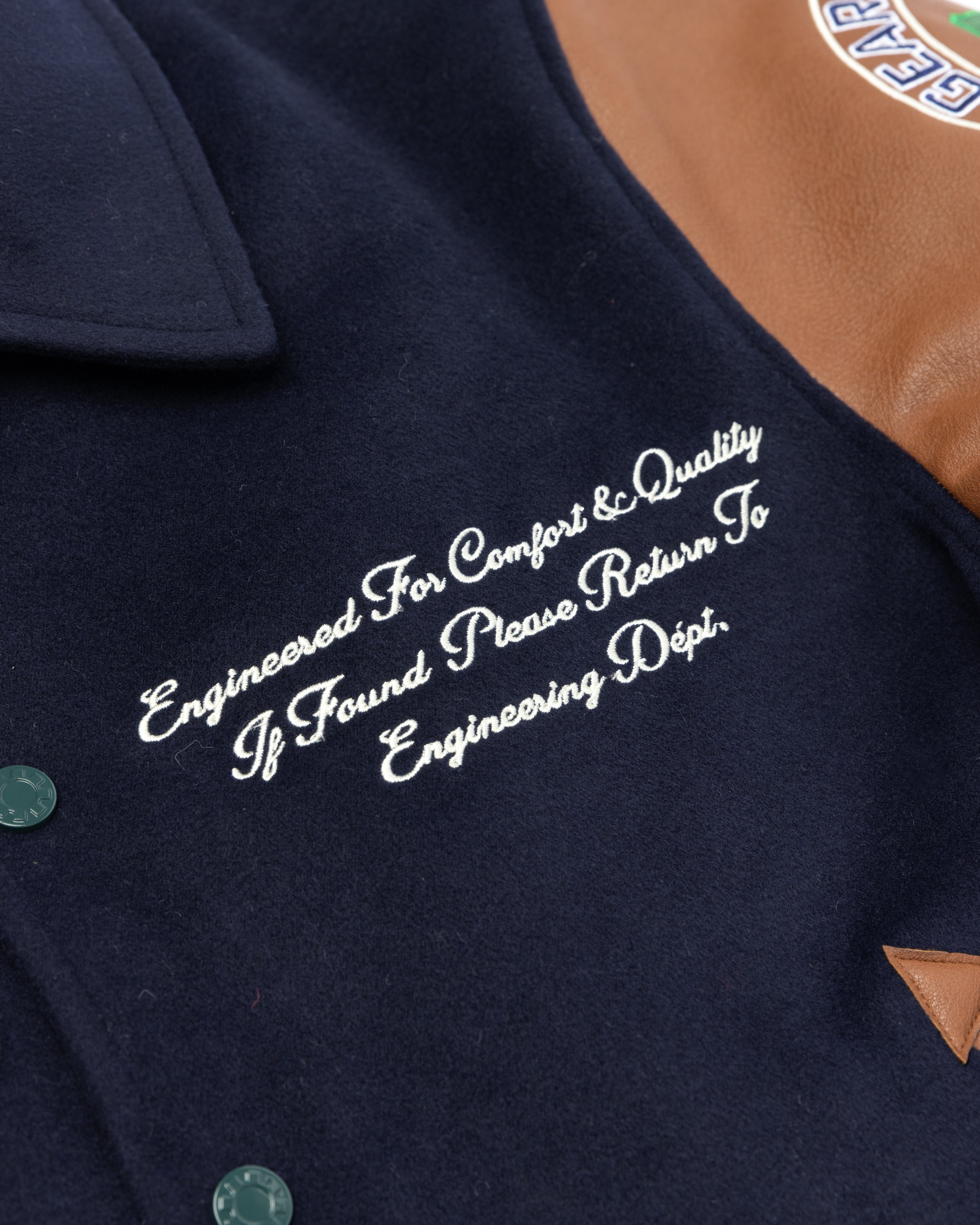 VARSITY JACKET ( NAVY )