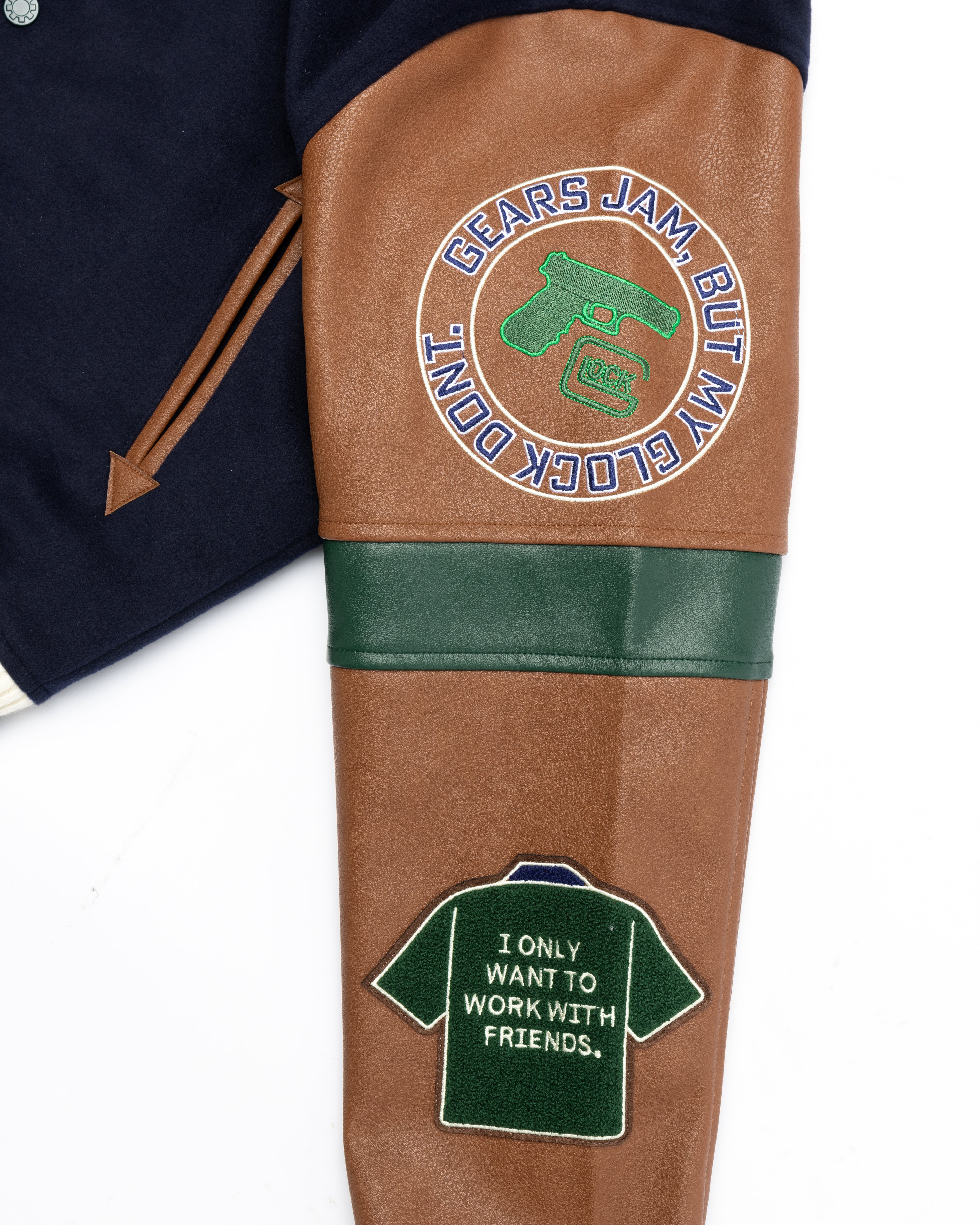 VARSITY JACKET ( NAVY )