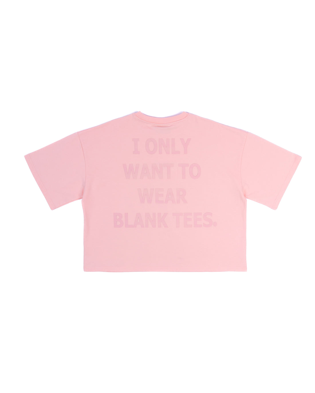 AIN'T SO BLANK TEE ( PINK )