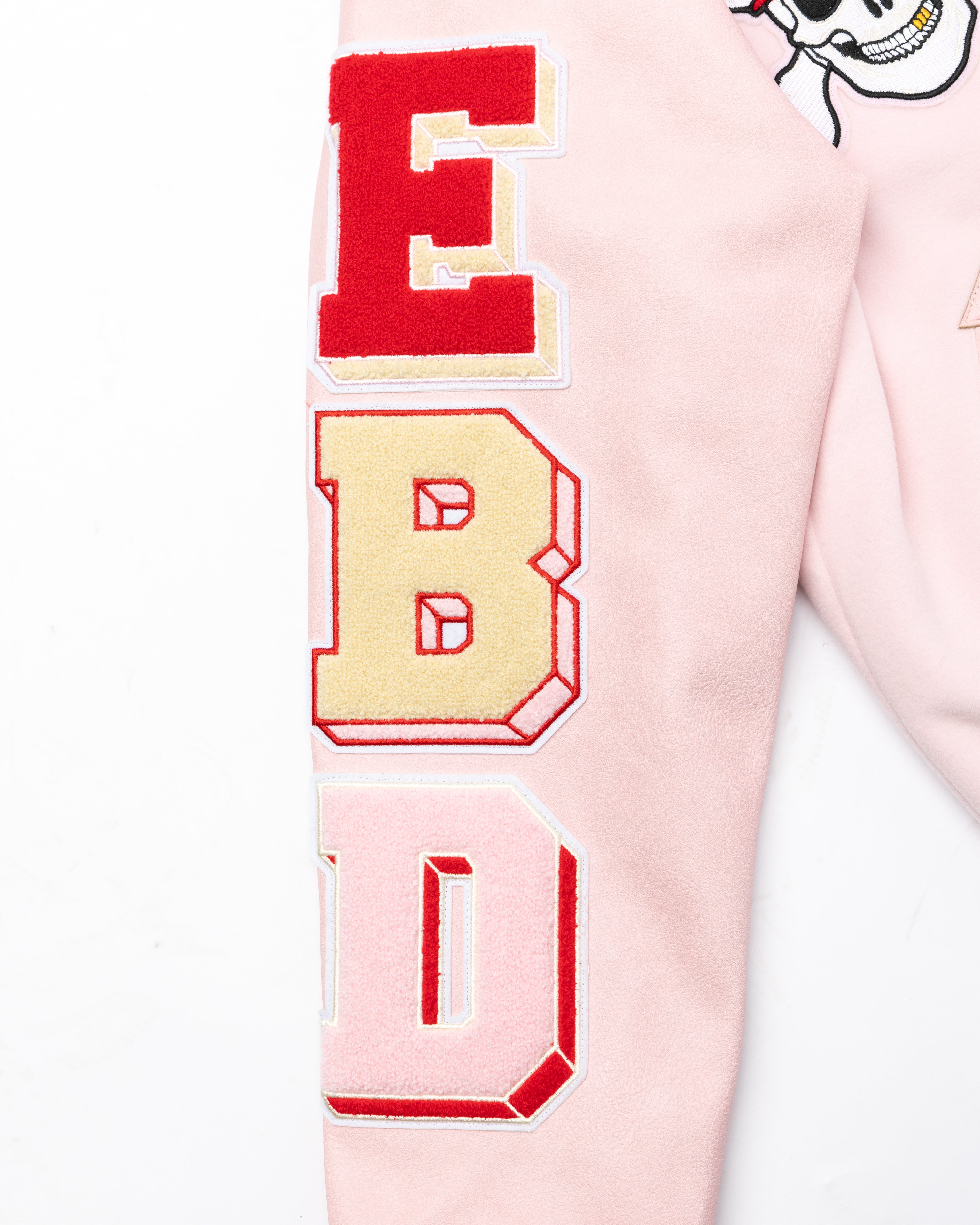 VARSITY JACKET ( PINK )