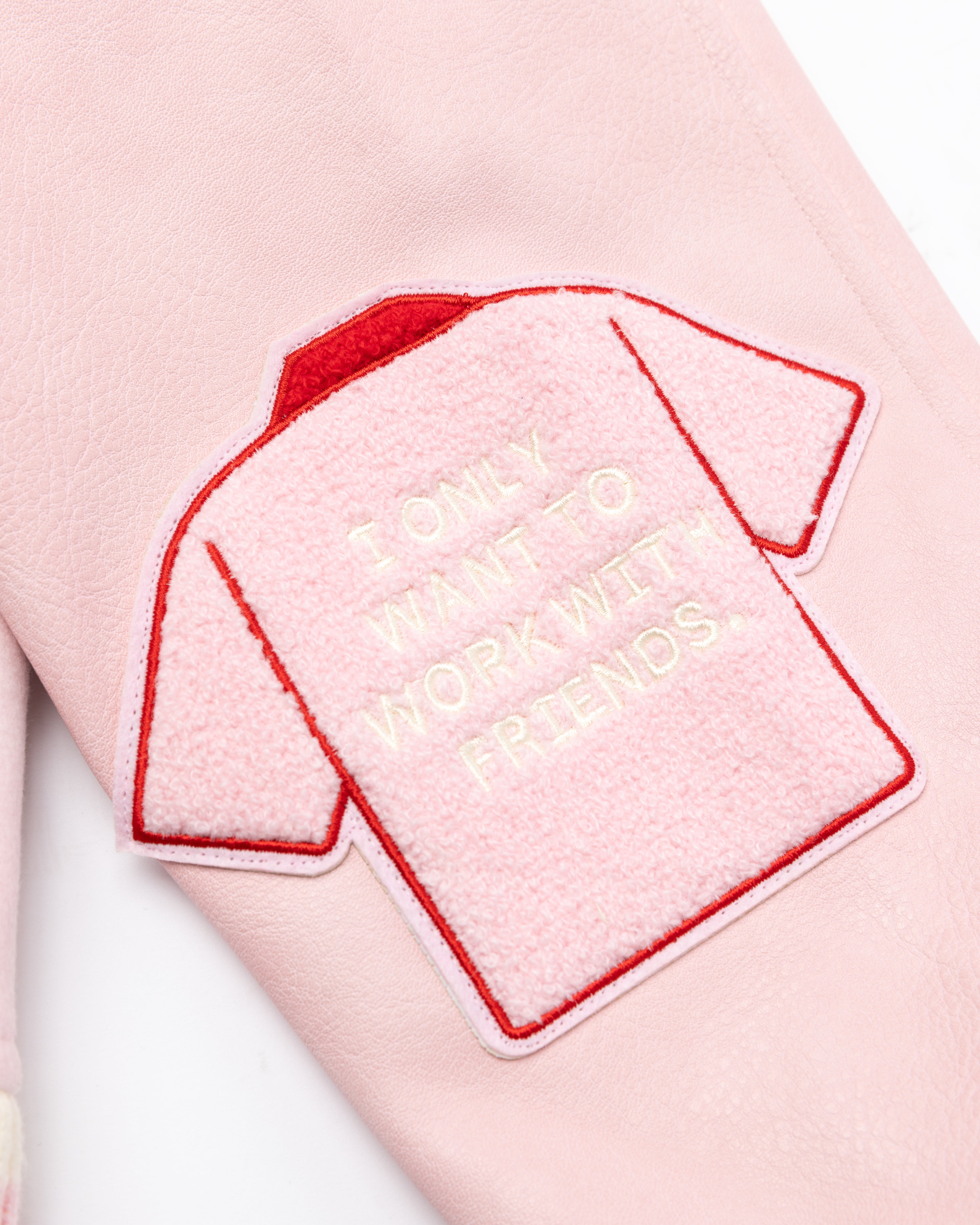 VARSITY JACKET ( PINK )