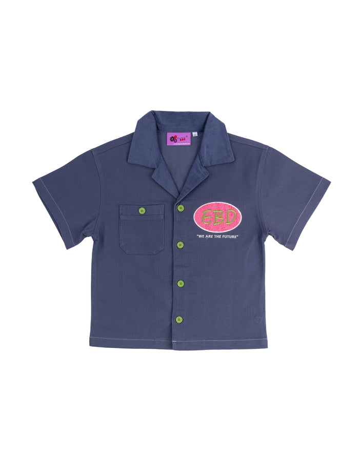 Denim Blue "KIDS" WORKSHIRT