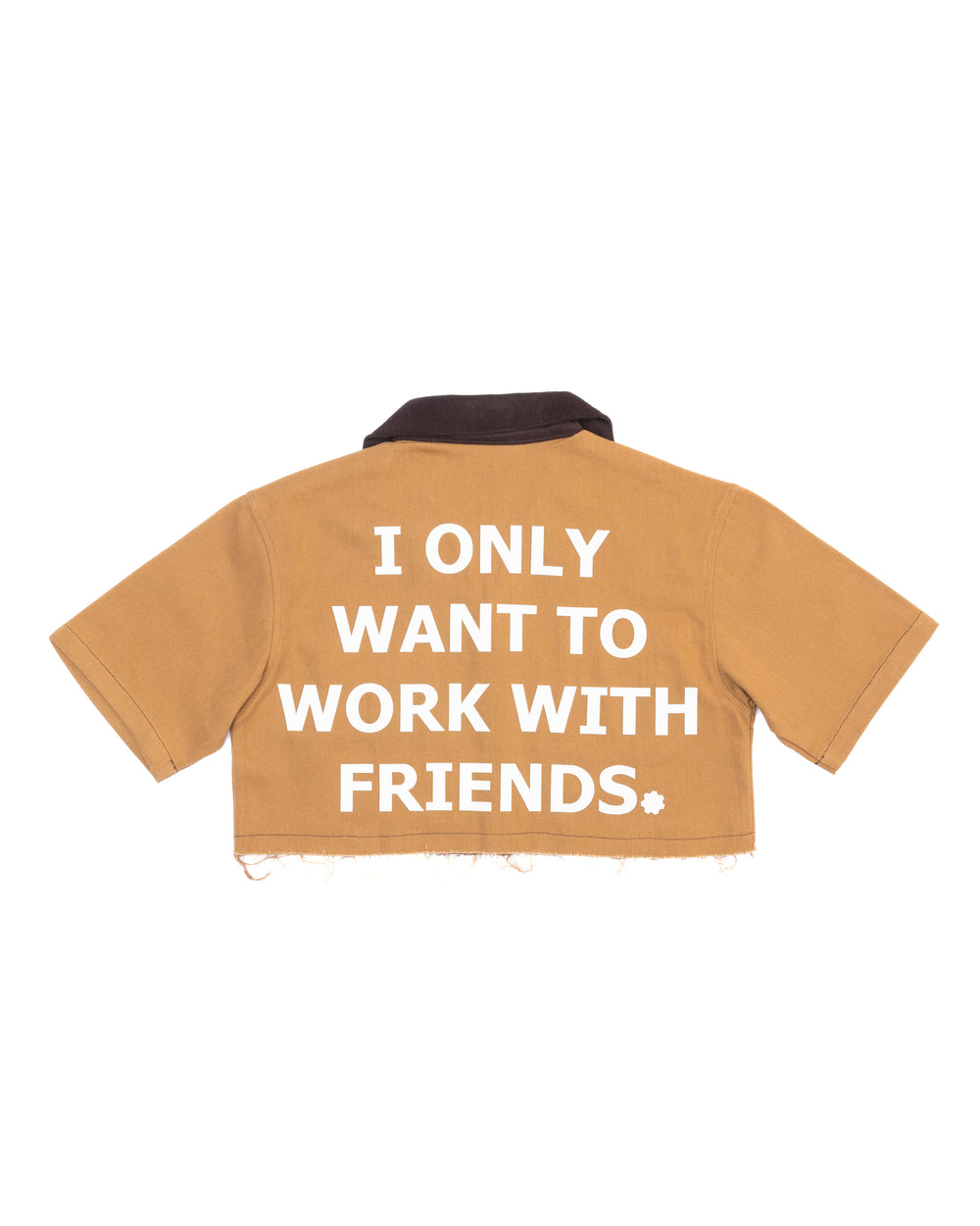 WHEAT "Hér" WORKSHIRT (CROPPED) back view