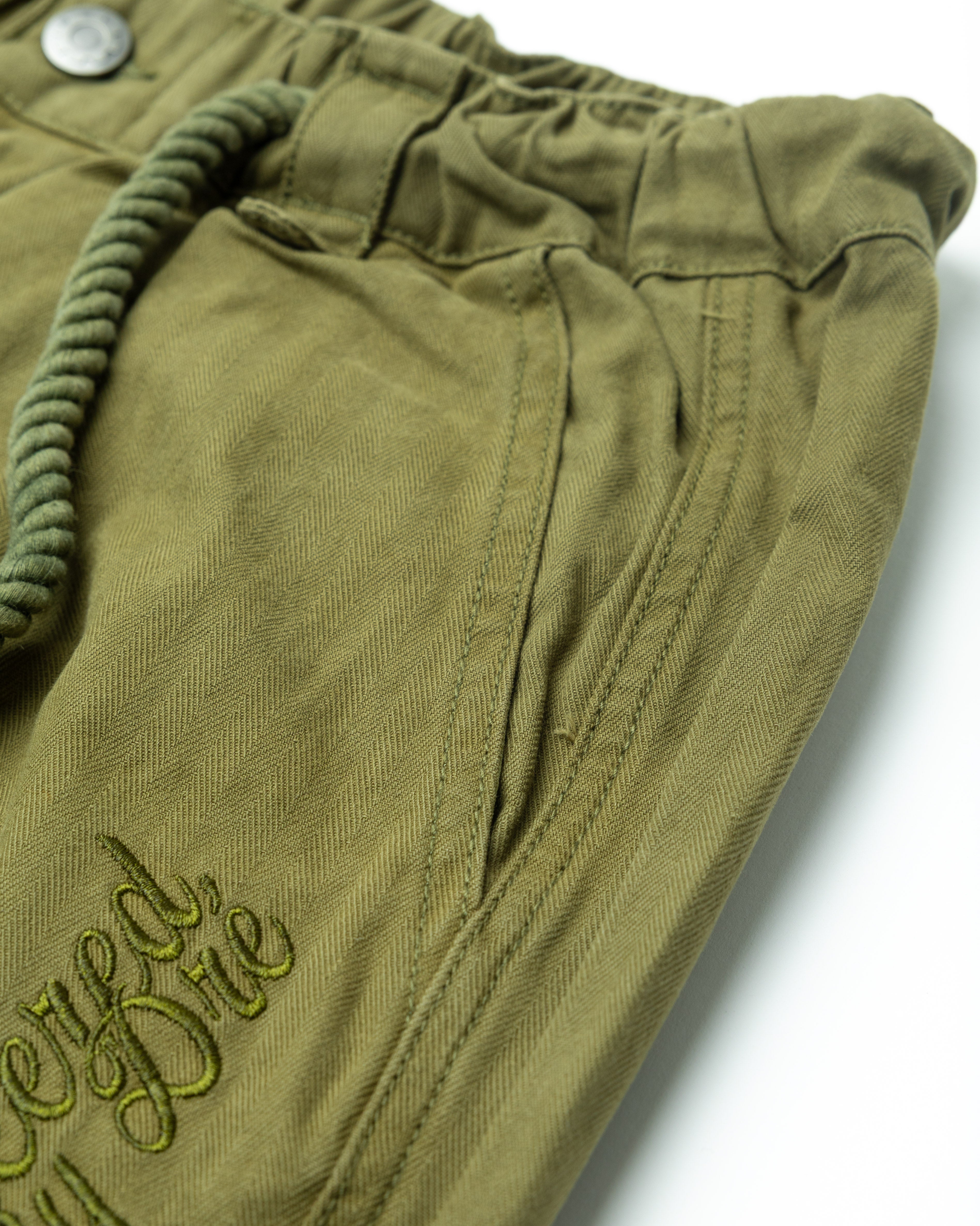 GREEN PARACHUTE PANTS
