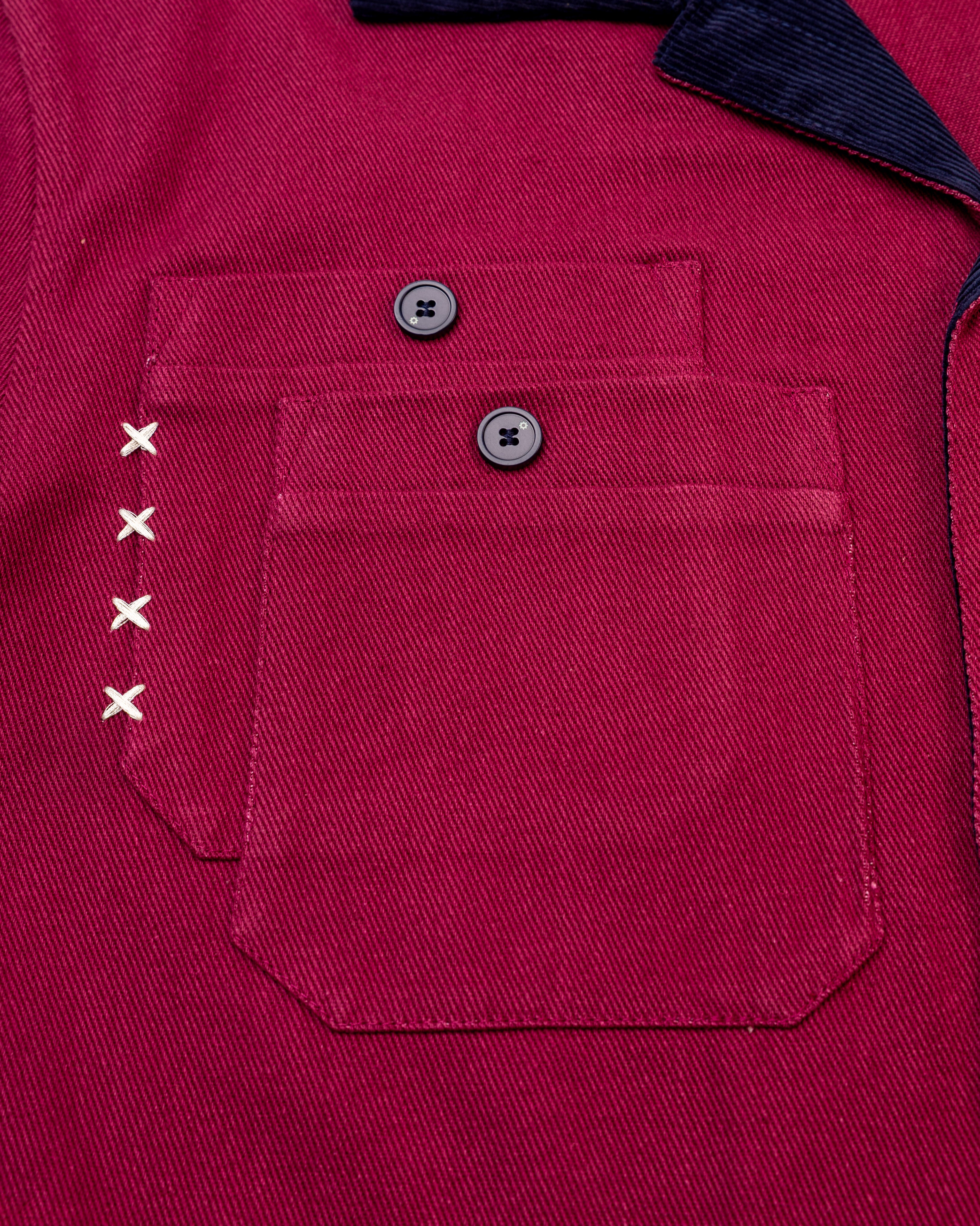MIXED BERRY "Hér" WORKSHIRT (CROPPED)