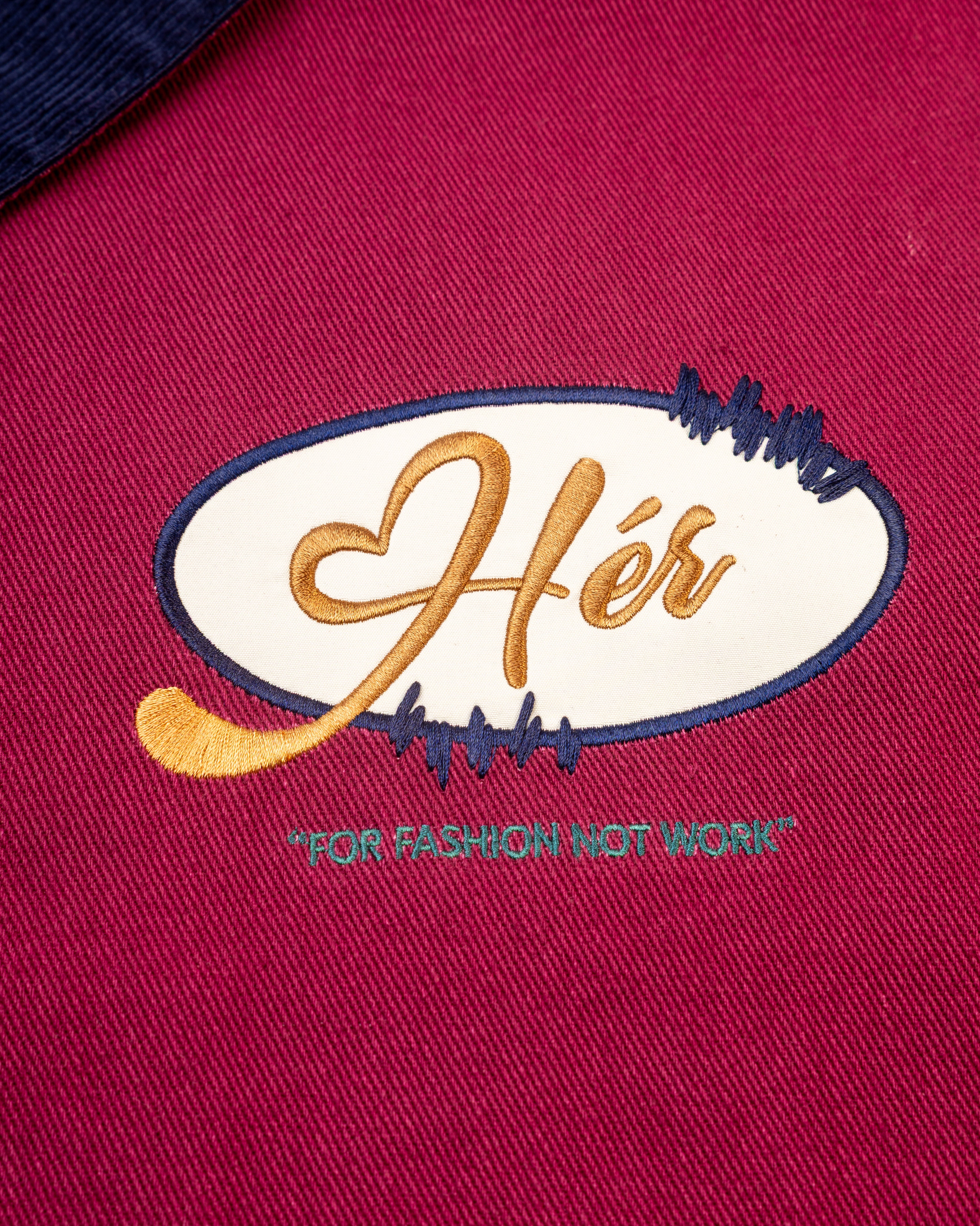 MIXED BERRY "Hér" WORKSHIRT (CROPPED)