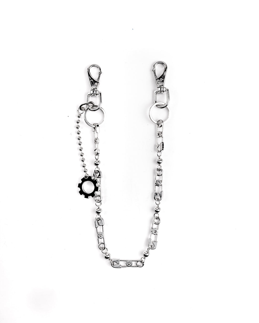 Safety Pin Wallet Chain
