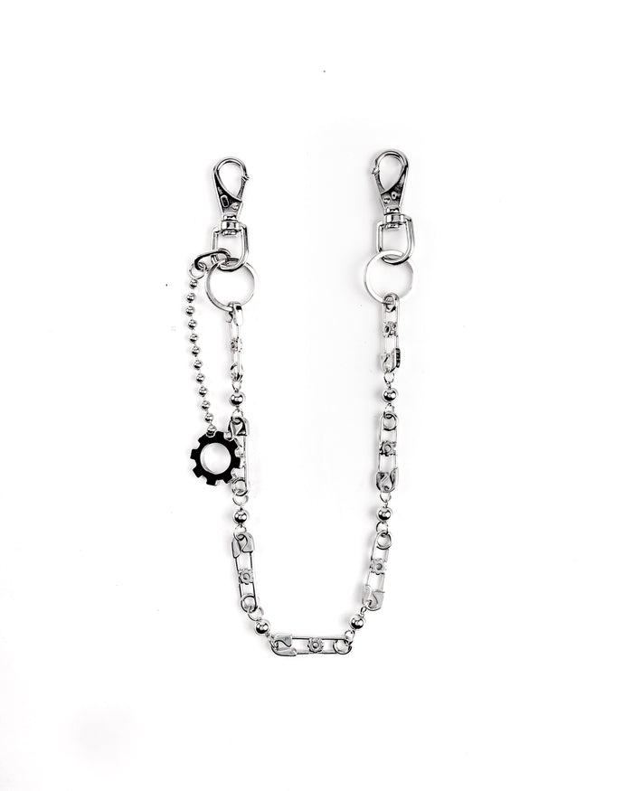 Safety Pin Wallet Chain