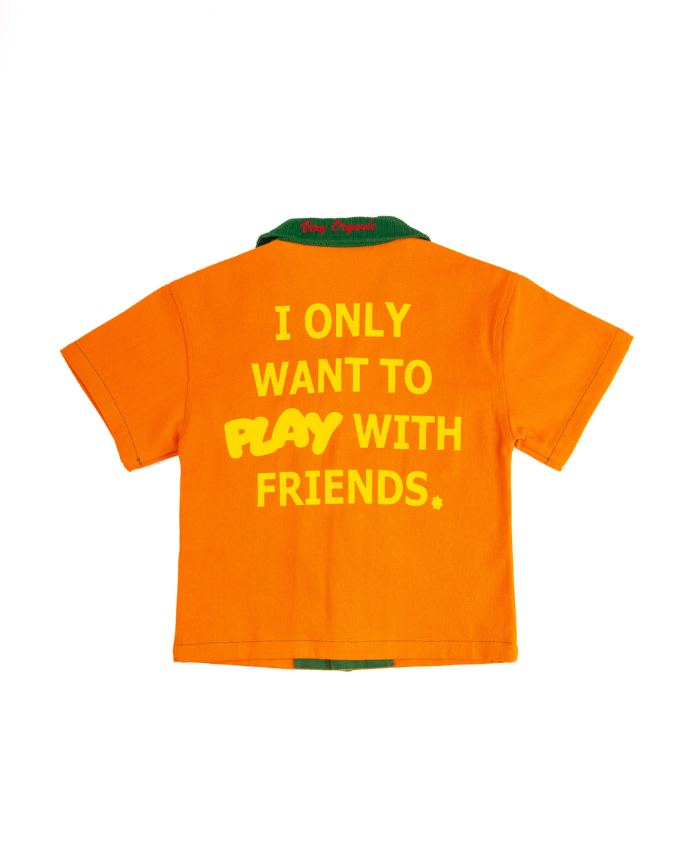 Simply OJ "KIDS" WORKSHIRT back view