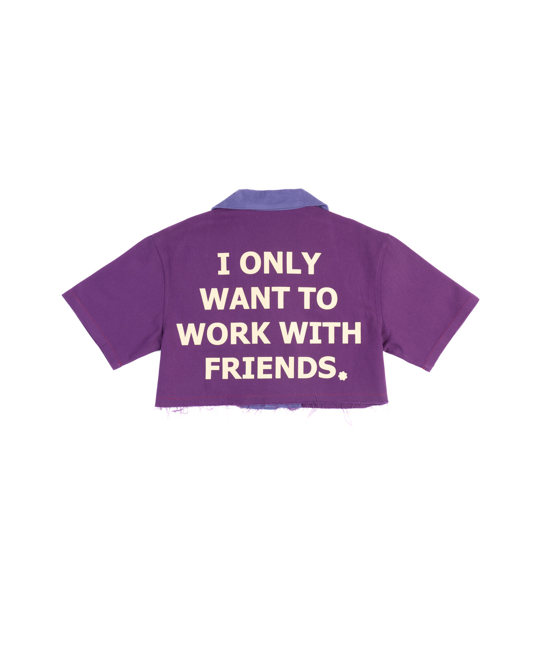 Reimagined PURPLE HAZE "Hér" WORKSHIRT ( CROPPED )