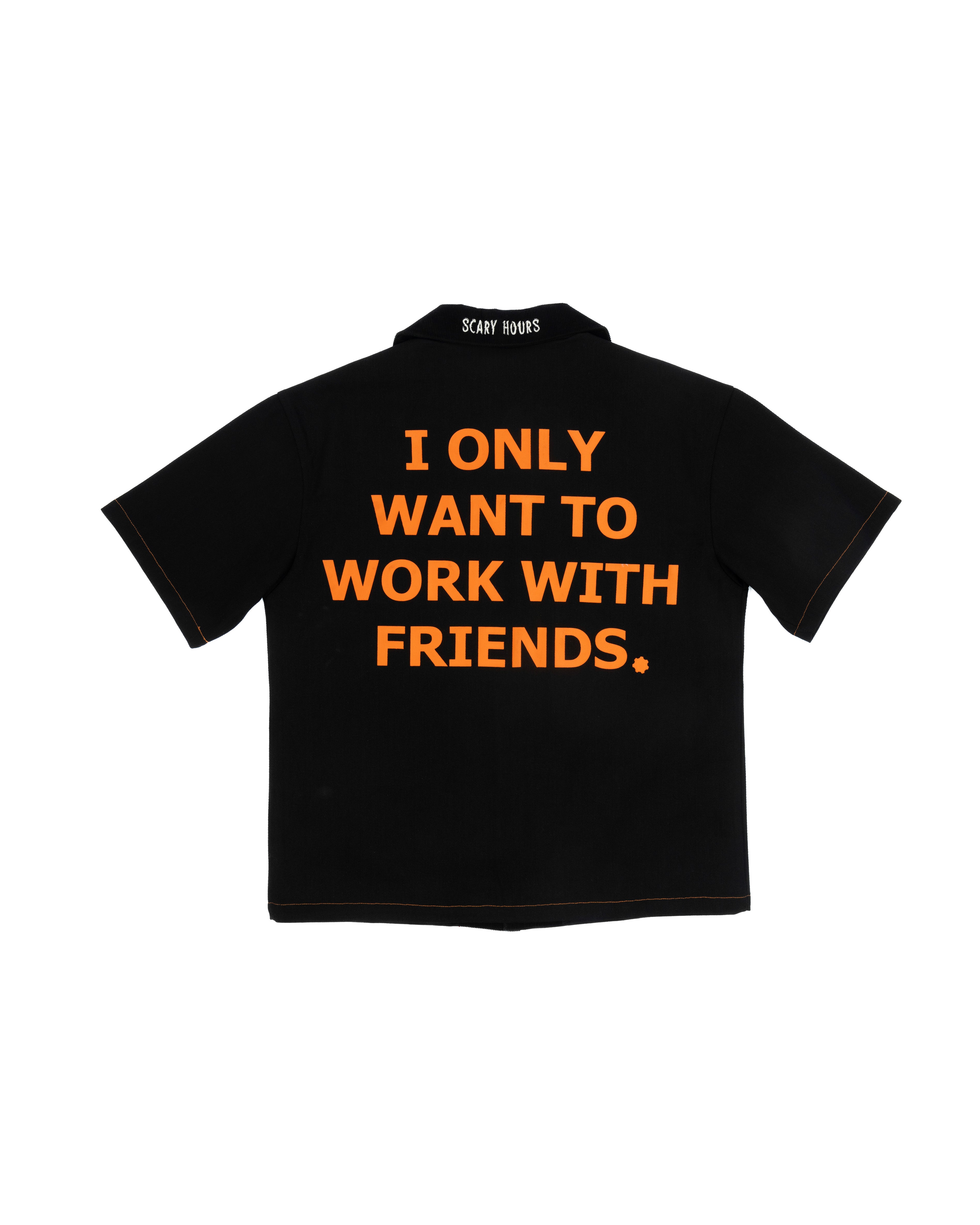 HALLOWEEN SCARY HOURS WORKSHIRT ( FULL )